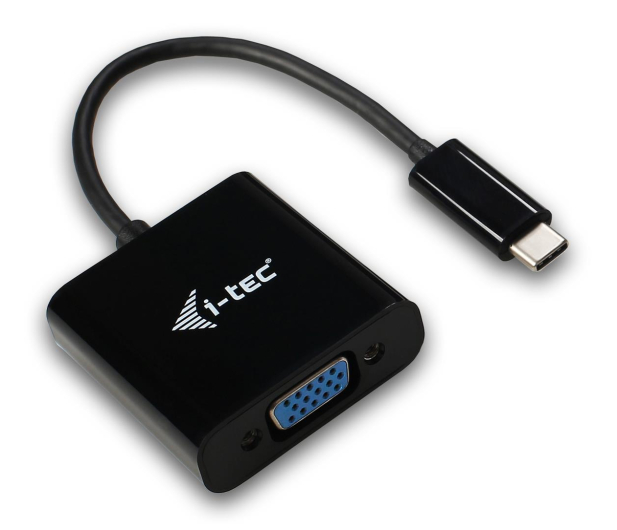 I-TEC Adapter USB-C do VGA Full HD kompatybilny z Thunderbolt 3 C31VGA - 456334 - zdjęcie 2